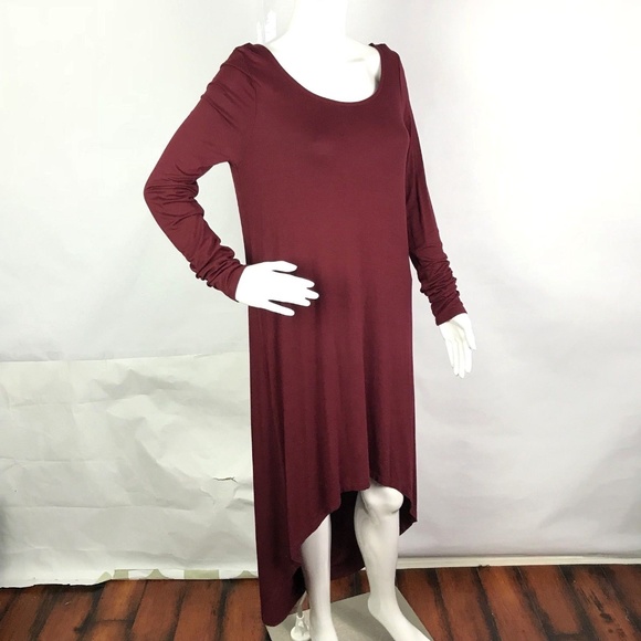 Forever 21 Dresses & Skirts - Forever 21 Womens L/S Scoop Neck High Low Maxi Dre